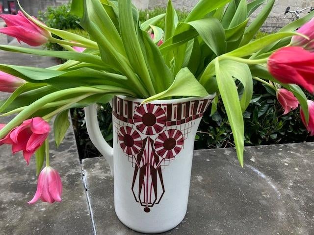 ENSEMBLE TOILETTE ART DÉCO CRUCHE  FAIENCERIE SAINT GHISLAIN, Maison & Meubles, Salle de bain | Linge de bain & Accessoires, Utilisé