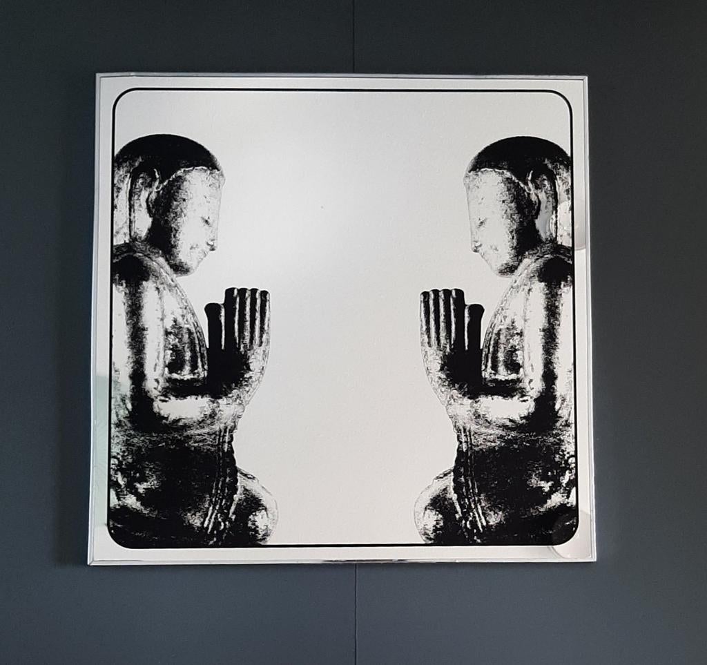 Spiegel Deknudt vintage jaren '70, Huis en Inrichting, Woonaccessoires | Spiegels, Ophalen of Verzenden