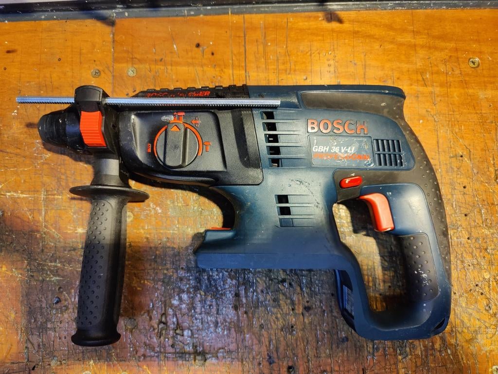 Bosch boorhamer 36V volledig gereviseerd, Doe-het-zelf en Bouw, Gereedschap | Boormachines, Ophalen, Gebruikt, Boor- en/of Breekhamer