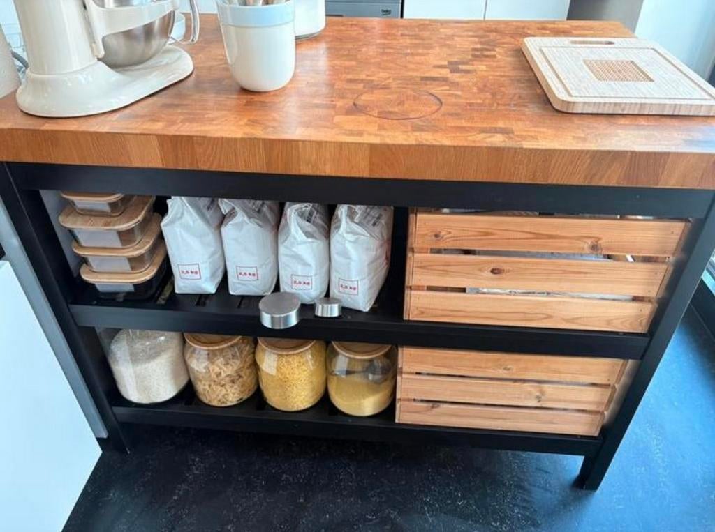 Ikea ilot plan de travail cuisine Vadholma, Maison & Meubles, Cuisine | Éléments de cuisine, Comme neuf, Moins de 100 cm, 100 à 150 cm