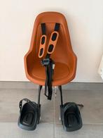 Bobike One mini voorzitje fiets mét windscherm- choco brown, Fietsen en Brommers, Voetsteuntjes, Voorzitje, Ophalen of Verzenden