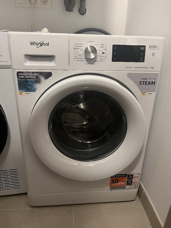 Machine à laver Whirlpool 9 kg + seche linge KOENIC 8KG A++, Electroménager, Lave-linge, Neuf, 8 à 10 kg, Classe énergétique A ou plus économe