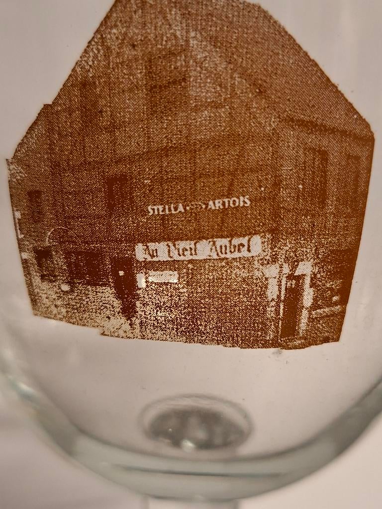 Verre Stella Artois le vieil aubel, Collections, Marques de bière, Enlèvement ou Envoi, Stella Artois