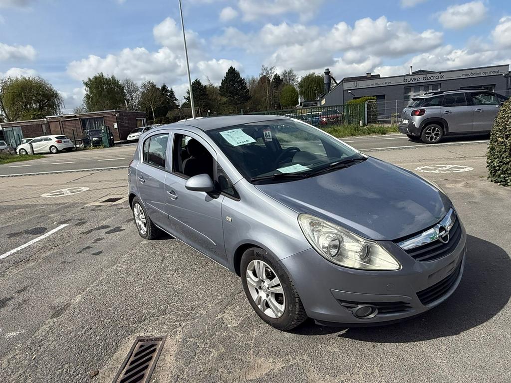 Opel Corsa – Betrouwbaar & zuinig!, 4 deurs, Stof, Zwart, 1229 cc
