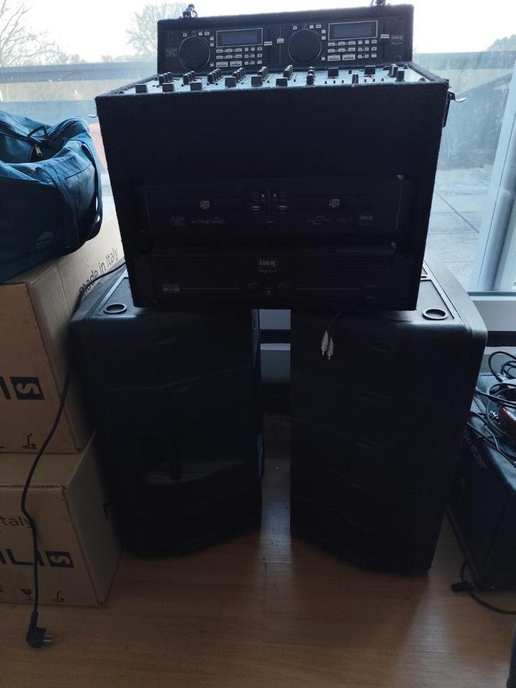 Dj set Stage Line, Musique & Instruments, Amplis | Clavier, Moniteur & Sono, Utilisé, Autres types, 500 à 1000 watts, Enlèvement