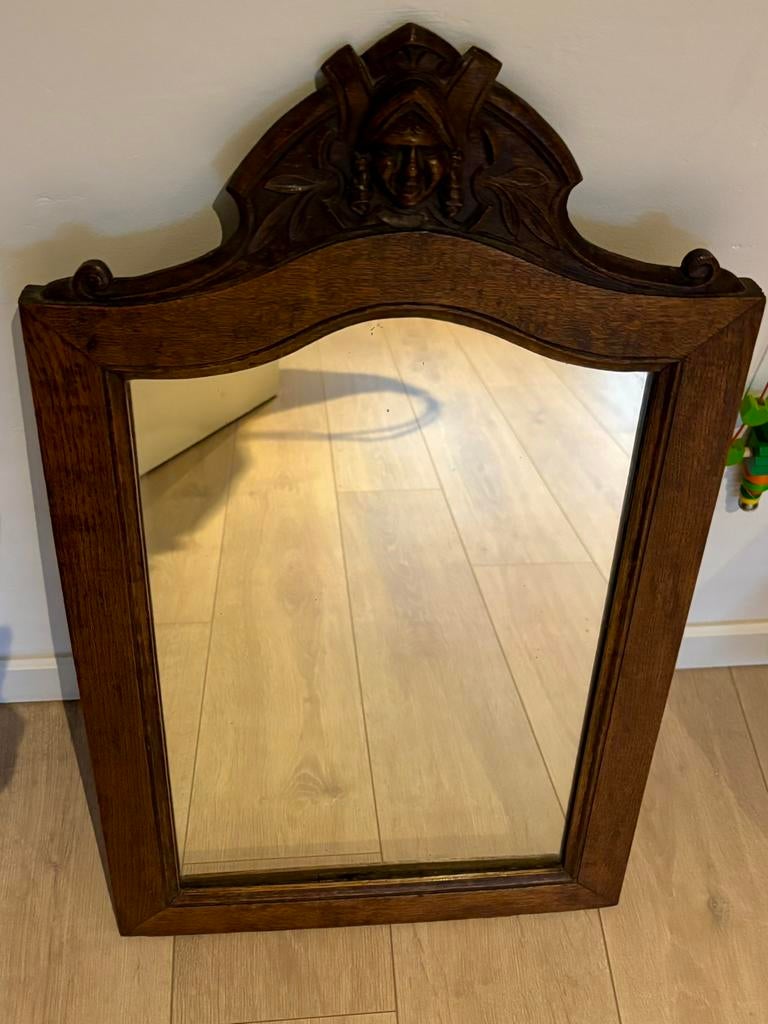 GRATIS antieke spiegel, Antiquités & Art, Antiquités | Miroirs, Enlèvement