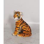 Petit tigre assis — Statue de tigre Hauteur 53 cm, Enlèvement, Neuf