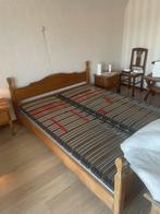 Charmante eiken slaapkamer compleet met dubbel bed commode, Enlèvement