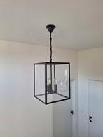 Zwarte metalen hanglamp met glas, Enlèvement, Verre