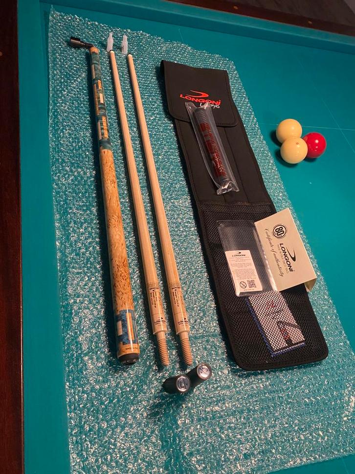 longoni evoluzione sky met wj sluiting, Sports & Fitness, Billards & Billards américains, Comme neuf, Enlèvement ou Envoi