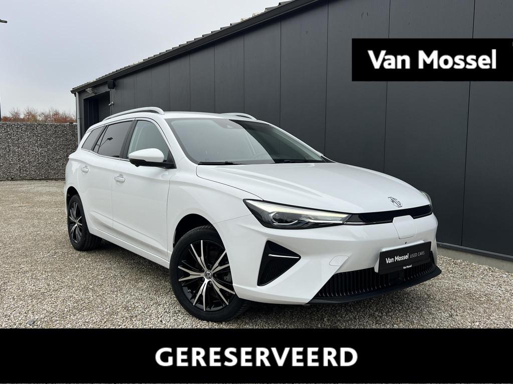 MG MG5 Electric Luxury 50 kWh MG 5 Luxury 50 kWh, Auto's, Gebruikt, 310 km, Wit, Parkeersensor