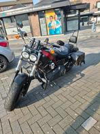 Mooie fat bob met alles erop en eraan, Motoren, Motoren | Harley-Davidson, 1600 cc, Chopper, Particulier, Minimaal motorrijbewijs A1