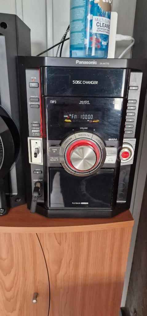 Mini stéréo  Panasonic Sa-ak770, Audio, Tv en Foto, Stereoketens, Gebruikt, Cd-speler, Tuner of Radio, Speakers, Overige merken