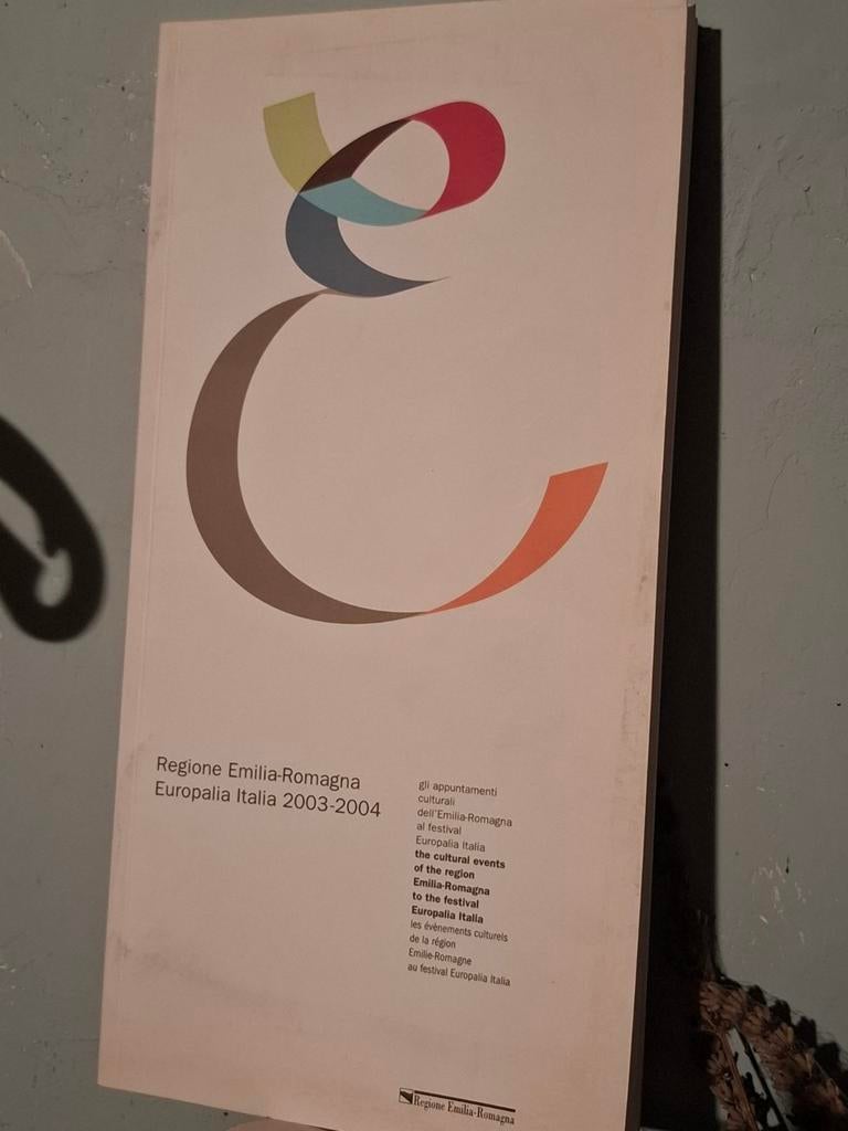europalia italia 2003-2004 région Émilie-Romagne, catalogue, Enlèvement, Catalogue