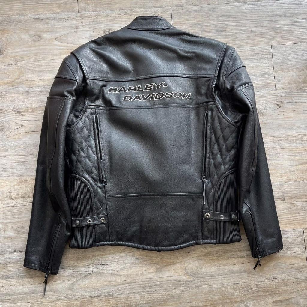 Nouveau gilet original en cuir Harley Davidson XXL, Motos, Enlèvement, Neuf, sans ticket, Hommes, Manteau | cuir