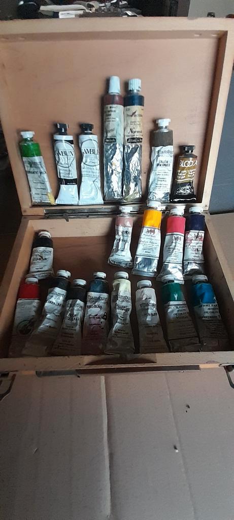20 tubes de peinture à l'huile de haute qualité, Hobby & Loisirs créatifs, Peinture, Enlèvement ou Envoi