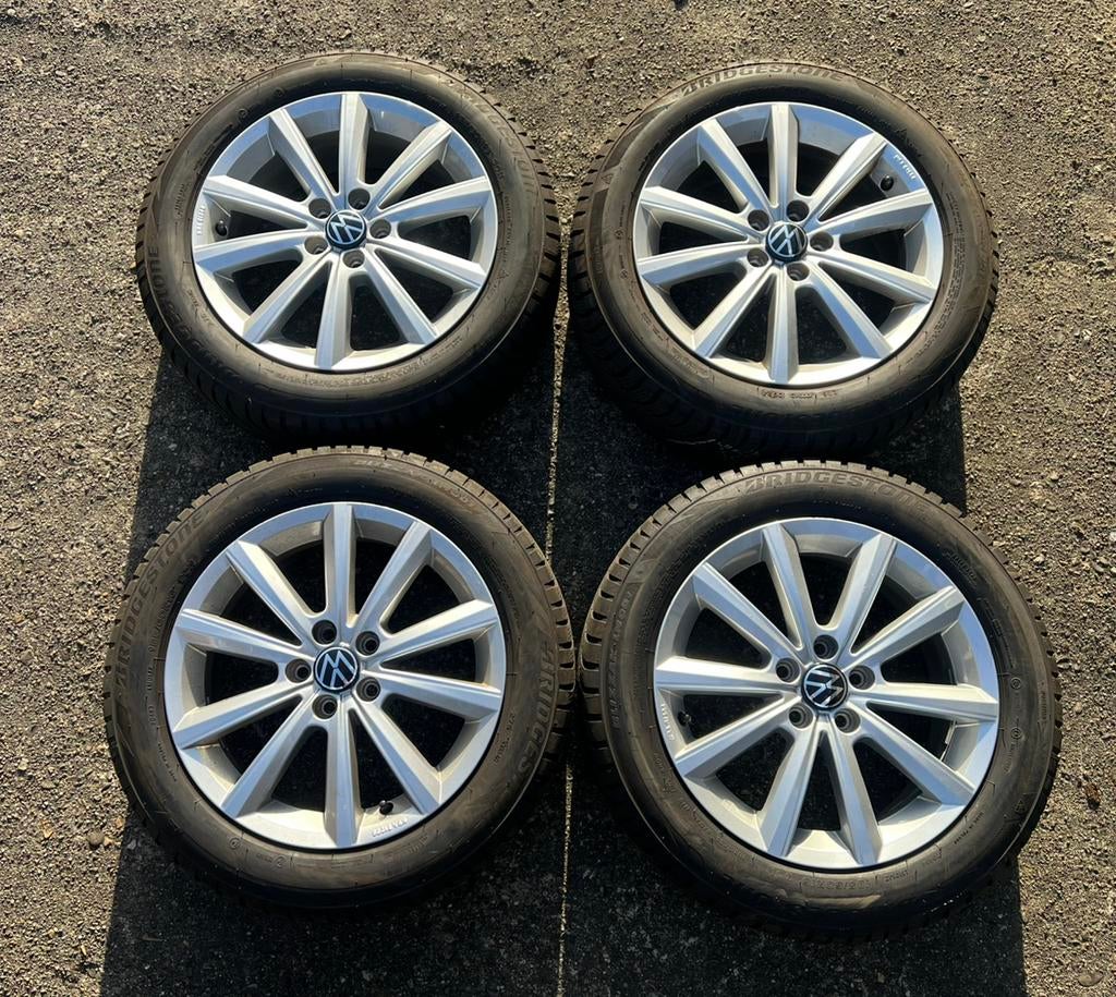 VW Polo 16 inch Alu Velgen met Banden, Auto-onderdelen, Banden en Velgen, 16 inch, Banden en Velgen, Nieuw, Ophalen of Verzenden