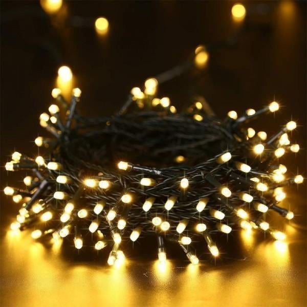 Solar 100 LED kerstverlichting + USB, Ophalen of Verzenden, Nieuw