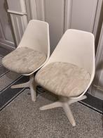 2 Arkana stoelen, Huis en Inrichting, Stoelen, Ophalen, Twee, Wit, Metaal
