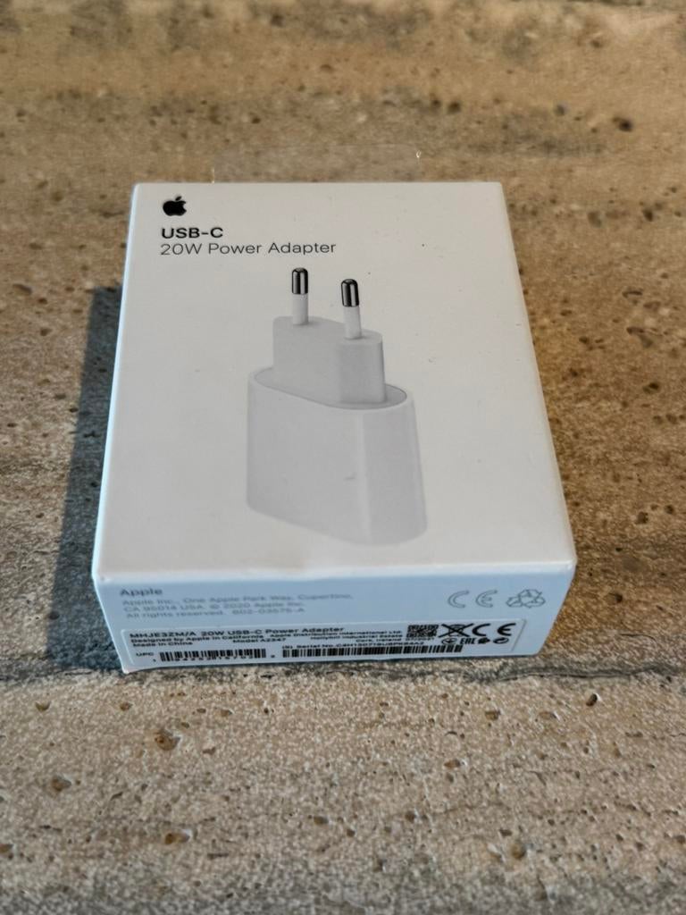 USB-C 20W Power Adapter Apple, Ophalen, Nieuw, Apple iPhone