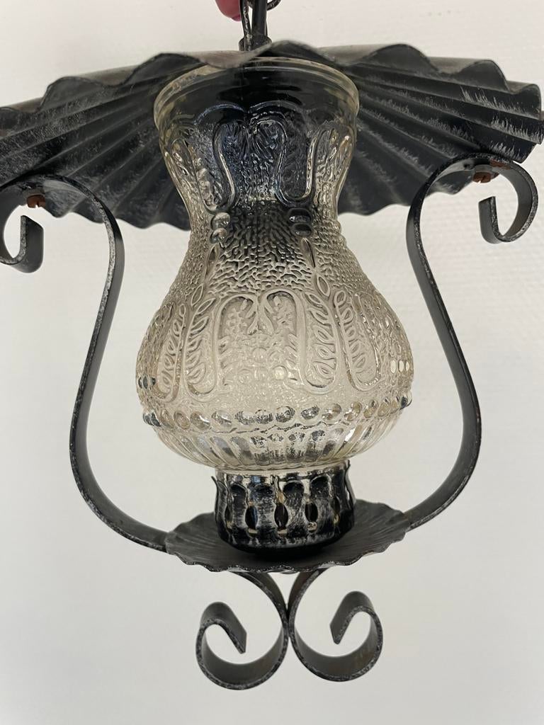 Plafondlampen, Ophalen, Gebruikt, Glas, Ancien