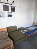 Slaapbank, Huis en Inrichting, Slaapkamer | Slaapbanken, Ophalen, Eenpersoons, Zo goed als nieuw, 80 cm