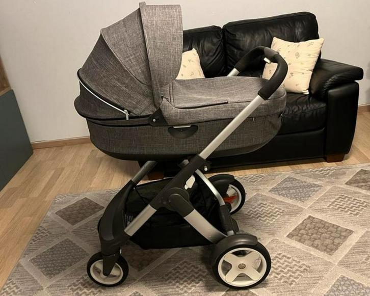 Te koop: Stokke Crusi kinderwagen, Kinderen en Baby's, Kinderwagens en Combinaties, Gebruikt, Kinderwagen, Overige merken, Duowagen