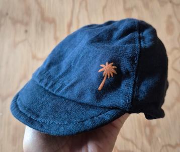 Leuk blauw babypetje met bruine palmboom - Maat 80 beschikbaar voor biedingen