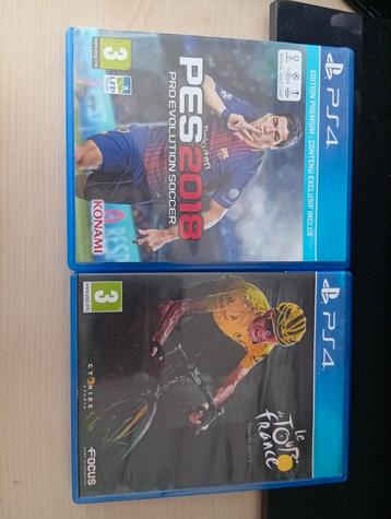 PES 2018 10€ -tour de France 2017 10€ les deux pour 15€, Games en Spelcomputers, Games | Sony PlayStation 4, Ophalen, Zo goed als nieuw