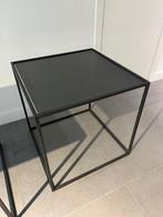 Smeedijzeren tafel, Huis en Inrichting, Tafels | Bijzettafels, Ophalen, Overige materialen, Gebruikt, Vierkant