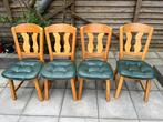 4x eikenhout stoelen z.g.a.n, Huis en Inrichting, Ophalen, Zo goed als nieuw, Hout, Vier