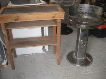 Barbecue, table et accessoires, Enlèvement, Utilisé