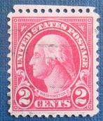 1922-26 - 2 Cent Georges Washington décentré, Verzenden, Noord-Amerika, Gestempeld