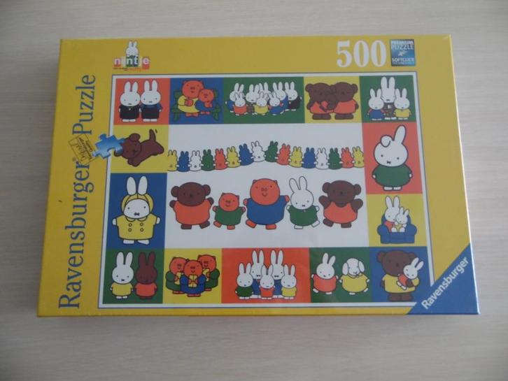 NIEUWE NIJNTJE PORTRETPUZZEL VAN 500 STUKJES, Kinderen en Baby's, Speelgoed | Kinderpuzzels, Nieuw, 6 jaar of ouder, Meer dan 50 stukjes
