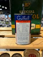 Gulfoil mini handy oil olie blikje, Verzamelen, Ophalen of Verzenden