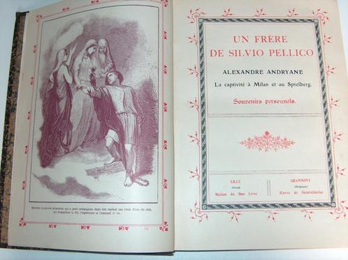 Un frère de Silvio Pellico - Alexandre Andryane, Antiek en Kunst, Antiek | Boeken en Manuscripten, Ophalen of Verzenden