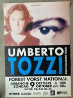 Poster Umberto Tozzi in Vorst Nationaal, Ophalen of Verzenden, Zo goed als nieuw