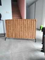 1950s vintage fifties haardscherm riet handwerk fire screen, Ophalen, Gebruikt