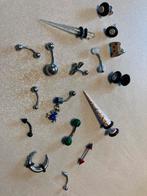 Lot van 17 piercings - nieuw, Handtassen en Accessoires, Piercings, Ophalen of Verzenden, Navelpiercing