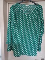 Christy groen bloesje/print M(=52/54), Kleding | Dames, Grote Maten, Christy, Blouse of Tuniek, Ophalen of Verzenden, Zo goed als nieuw