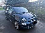 Fiat 500 mild hybride Dolcevita, Voorwielaandrijving, Blauw, Leder en Stof, Handgeschakeld