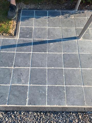 Blauwsteen 20x20 cm nieuw! beschikbaar voor biedingen