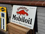Mobiloil emaille reclamebord, Antiek en Kunst, Ophalen