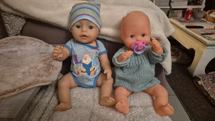 2 mooie baby born poppen, Collections, Poupées, Comme neuf, Enlèvement