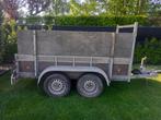 Dubbelas aanhanwagen 1500 kg, Auto diversen, Aanhangers en Bagagewagens, Ophalen, Gebruikt
