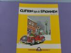 Strip: clifton tegen de spionnen. (cote d'or 1987), Gelezen, Ophalen of Verzenden, Eén stripboek