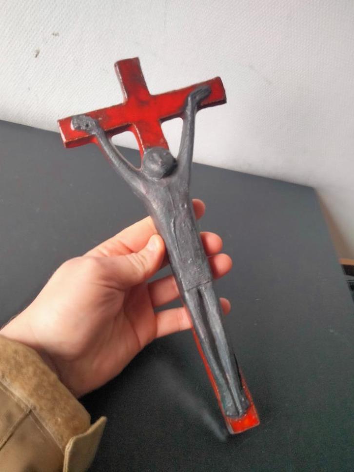 Amphora Perignem studio keramiek crucifix, Antiek en Kunst, Kunst | Overige Kunst, Ophalen of Verzenden