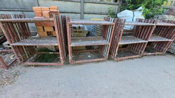Bouwstelling, Ophalen, Gebruikt, Gevelsteiger, 5 meter of hoger