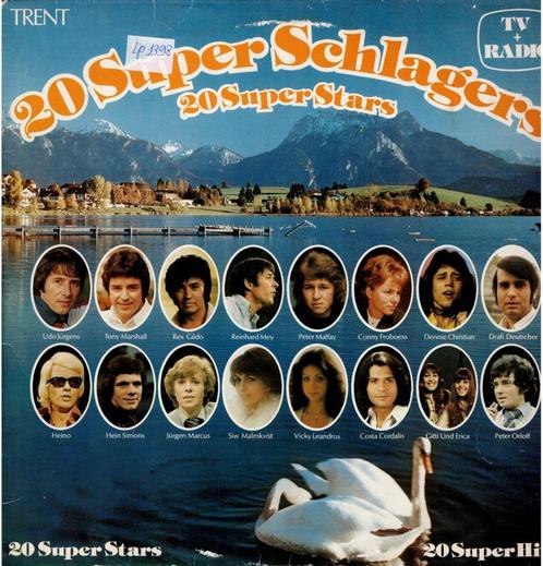 lp   /    20 Super Schlagers, Cd's en Dvd's, Vinyl | Overige Vinyl, Overige formaten, Ophalen of Verzenden