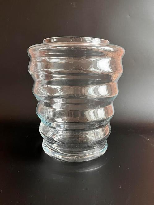 Helder glazen vaas Villeroy & Boch, Antiek en Kunst, Antiek | Glaswerk en Kristal, Ophalen of Verzenden